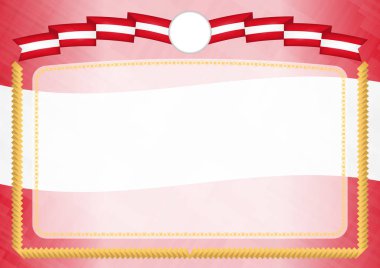 Peru ulusal bayrağıyla yapılan sınır.