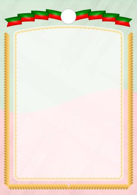 Tataristan ulusal bayrağıyla yapılan sınır.