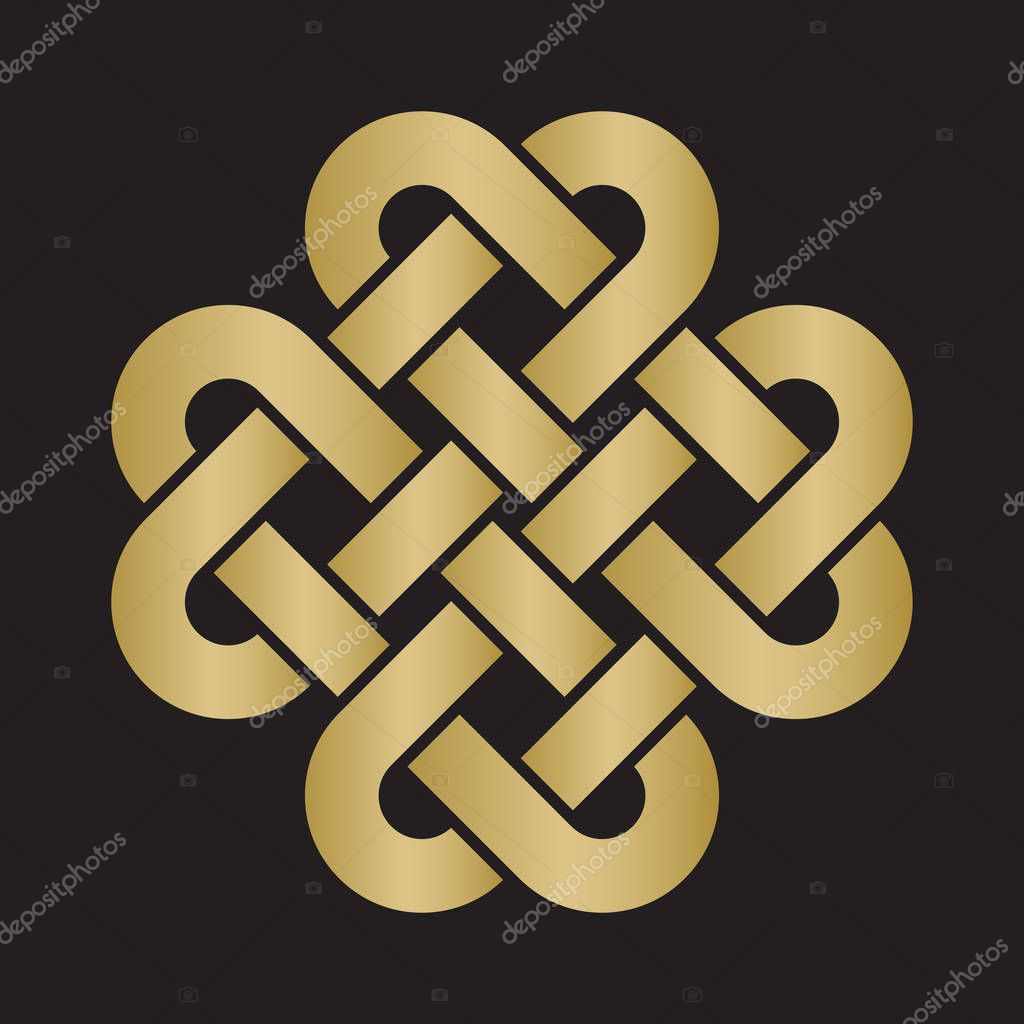 Download Decorative Celtic Love Knot — Stock Vector © werta.w #133960982