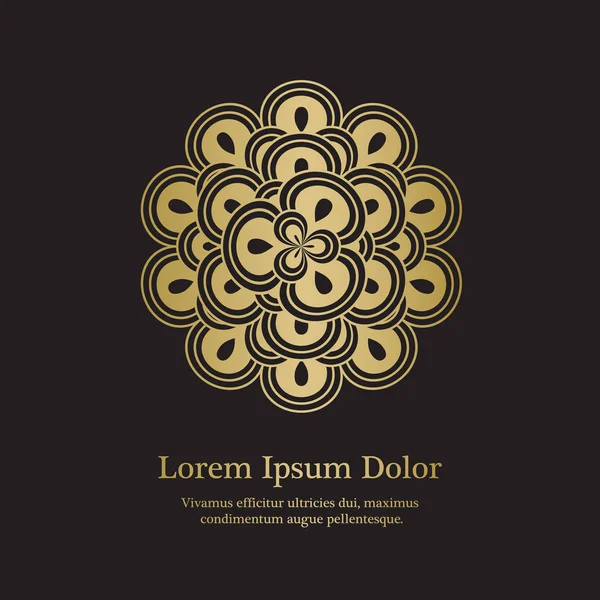 Altın daire ile arka plan