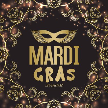 Mardi Gras karnavalı arka plan