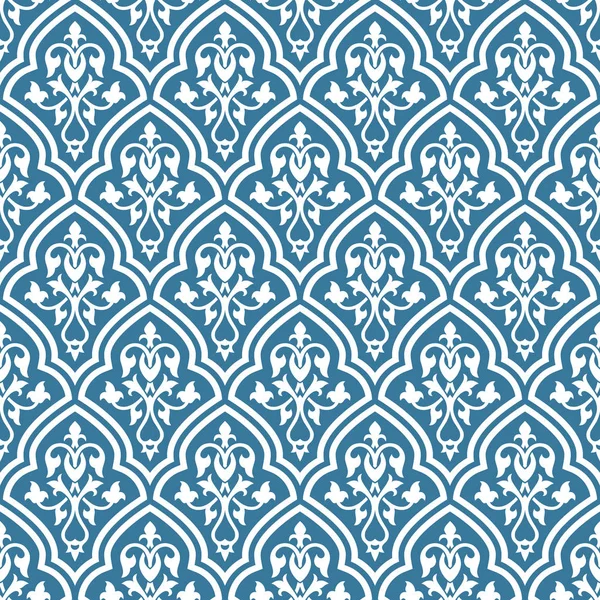 Seamless pattern inspired by victorian ornaments — Stock Vector