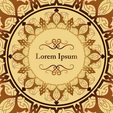 Arabesk dekor: davetiyeli