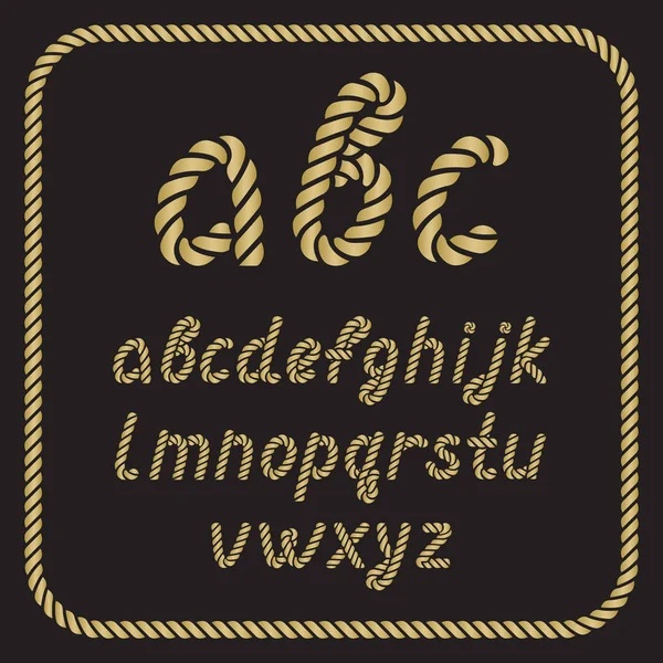 Морские буквы — стоковый вектор