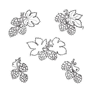 El çekilmiş Icon set atlama koni