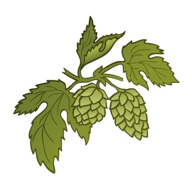 Koni el çekilmiş simgesi şerbetçiotu