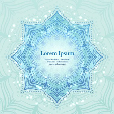 Çiçek mandala arka plan