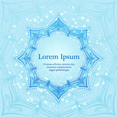 Çiçek mandala arka plan