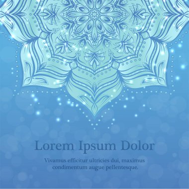 Çiçek mandala arka plan