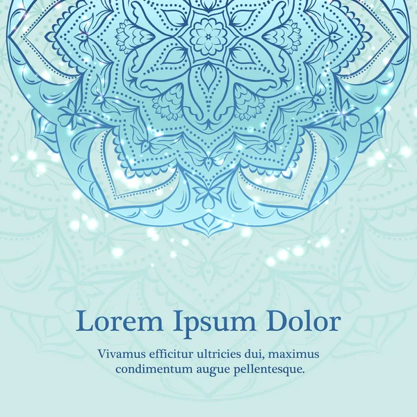 Çiçek mandala arka plan