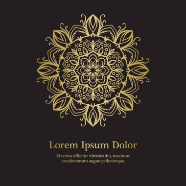 Mandala desenli arka plan