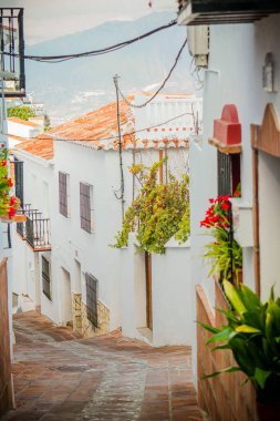 beyaz İspanyol evleri