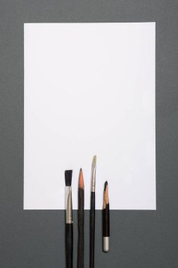 Boya fırçaları kalemler