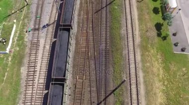 Bir yük treni hava atış