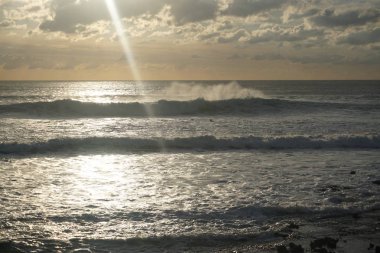 Atlantik Okyanusu günbatımı