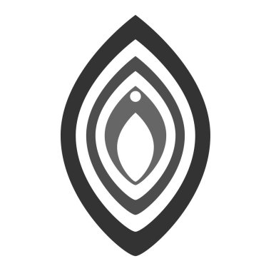 Uygulamalar ve web siteleri için insan vajinası, vajinal açılış veya kadın üreme organı düz vektör ikonu