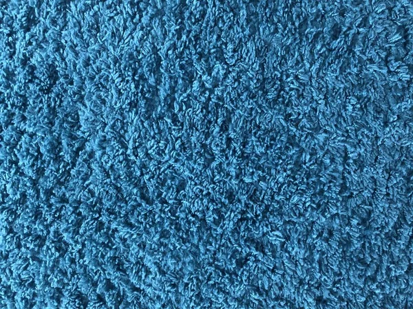 紧贴蓝地毯纹理。 凉爽的背景 — 图库照片#