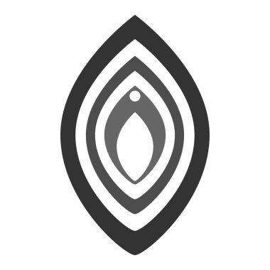 Uygulamalar ve web siteleri için insan vajinası, vajinal açılış veya kadın üreme organı düz vektör ikonu