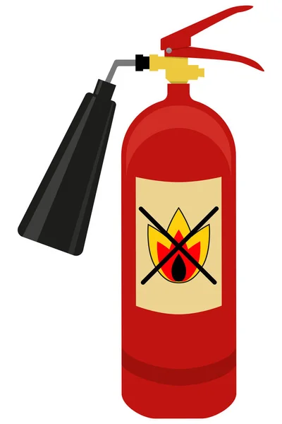 Fire extinguisher logo. — Stock Vector