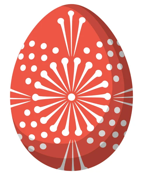 Cartel de huevo de Pascua naranja rosa púrpura colorido . — Vector de stock