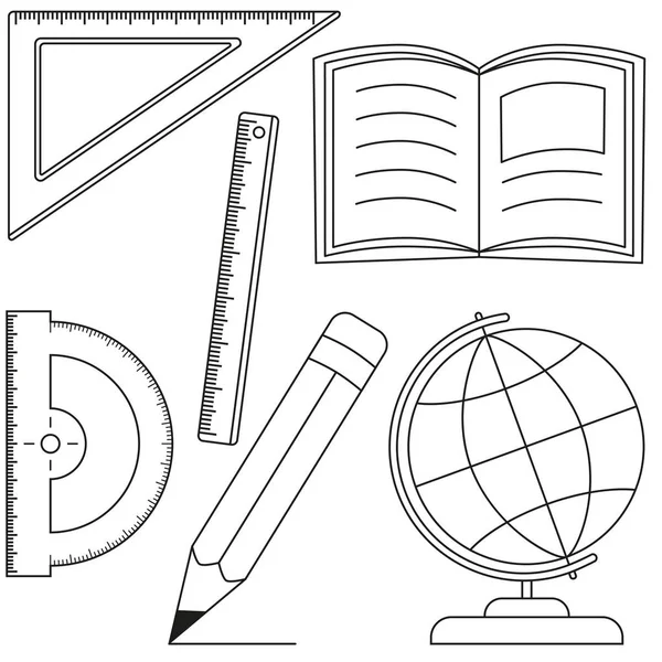 Haritacılık ve ölçümler 6 Icon set — Stok Vektör