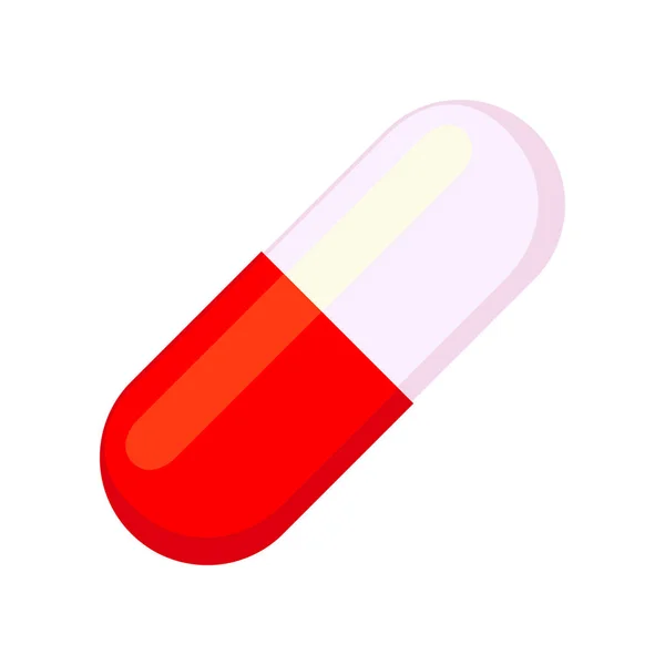 Kleurrijke cartoon drug pil — Stockvector