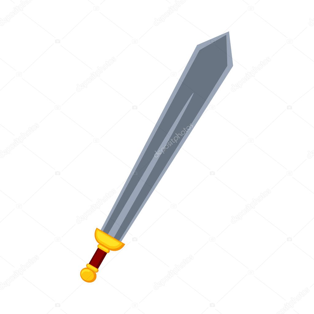 Cartoon toy gray sword