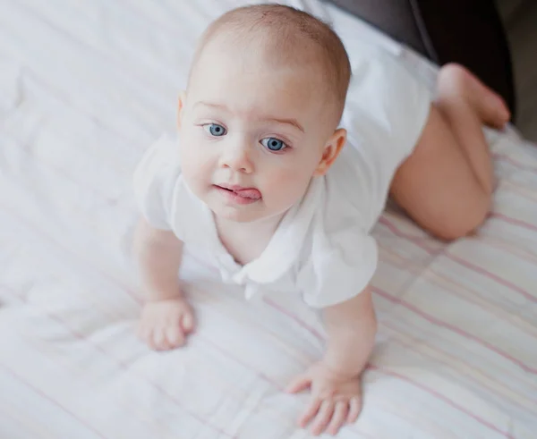 Retrato de um bebê Fotos De Bancos De Imagens