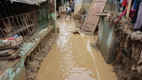 Banten Indonésie Décembre 2020 Des Inondations Éclair Ont Frappé District — Photo