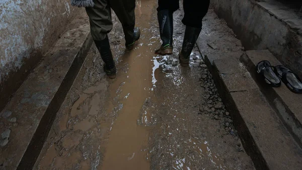 Lebak Banten Január 2020 Flash Árvizek Sújtotta Lebak Kerület Banten — Stock Fotó