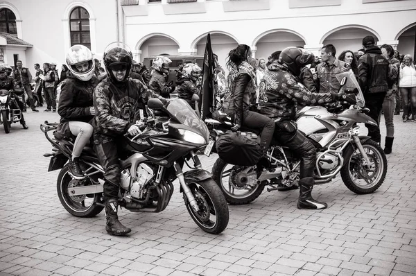 Ivano Frankivsk Oekraïne Oktober 2016 Afsluiting Van Het Seizoen Biker — Stockfoto