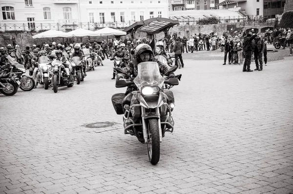 Ukraina Ivano Frankivsk Oktober 2016 Stängning Säsongen Biker — Stockfoto