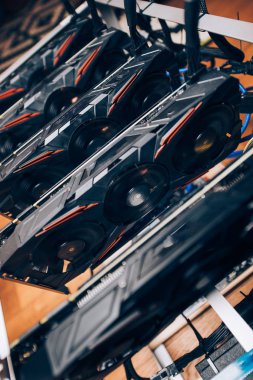 modern araştırma ayrıntılarını gpu, bitcoin dijital para oluşturmak için kullanılan grafik kartları ile donatmak