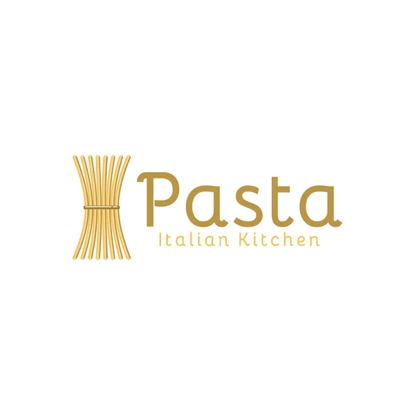 パスタ、麺のロゴのアイデア。インスピレーションのロゴデザイン。テンプレート｜Vect — ストックベクタ