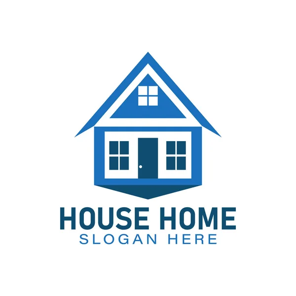 Haus-Logo-Ideen. inspiration logo design. Vorlagenvektor — Stockvektor