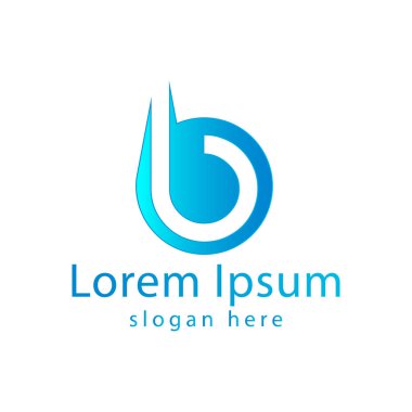 İlk harf B Modern Logo Fikirleri. İlham logosu tasarımı. Tem