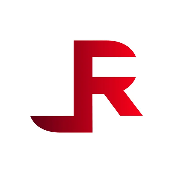 Initial letter j r Modern Logo Ideas. Inspiration logo design. T — Stock Vector