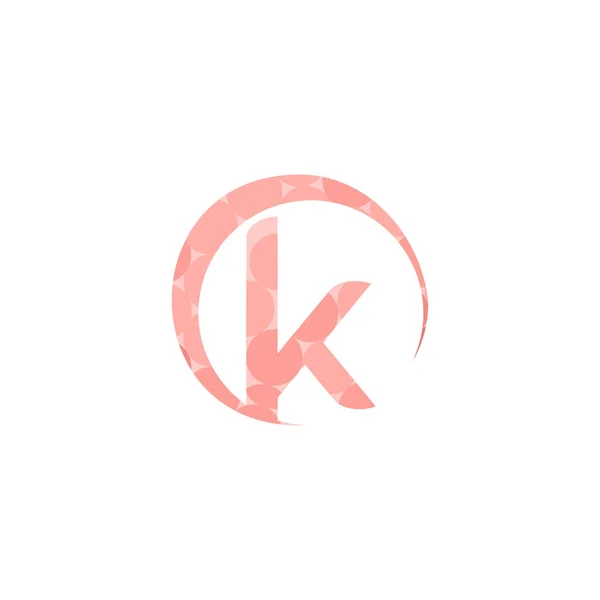 Eerste letter k schoonheid, Moderne Logo Ideeën. Inspiratie logo des — Stockvector