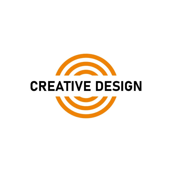 abstract round logo Ideas. Inspiration logo design. Template Vec