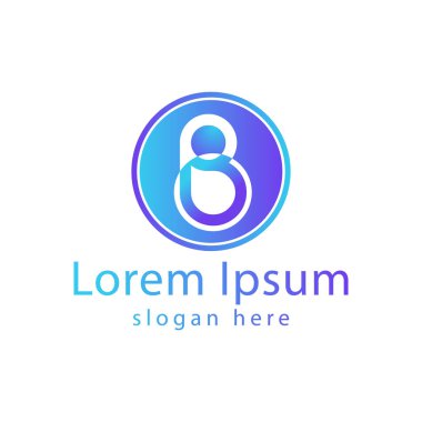 İlk harf b iş logosu fikirleri. İlham logosu tasarımı. T