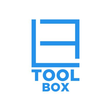 araç kutusu logosu fikirleri. İlham logosu tasarımı. Şablon Vektörü II