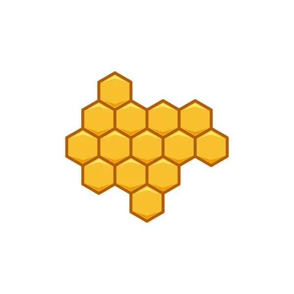 Hexagon honey logo Ideas. Inspiration logo design. Template Vect — 스톡 벡터