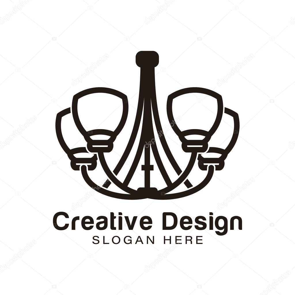 decorate lamp, mosque lamp logo Ideas. Inspiration logo design. 