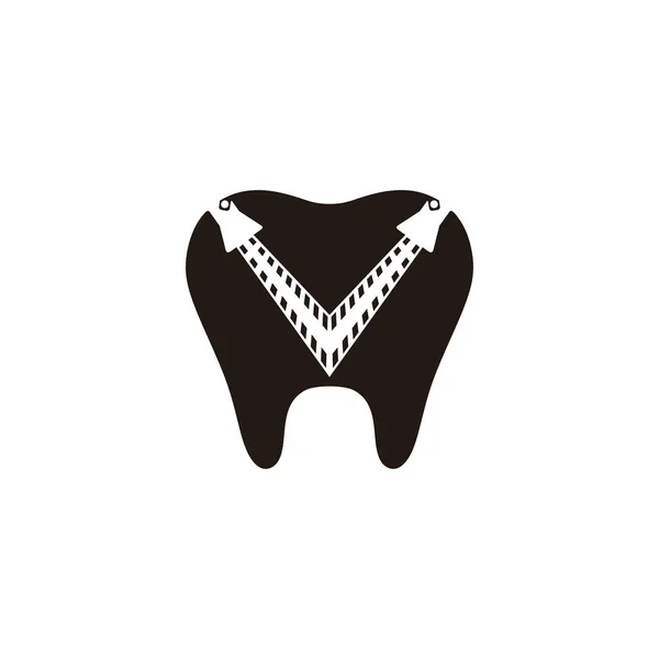 Logo dental Ideas. Diseño del logotipo de inspiración. Plantilla Vector Illu — Vector de stock