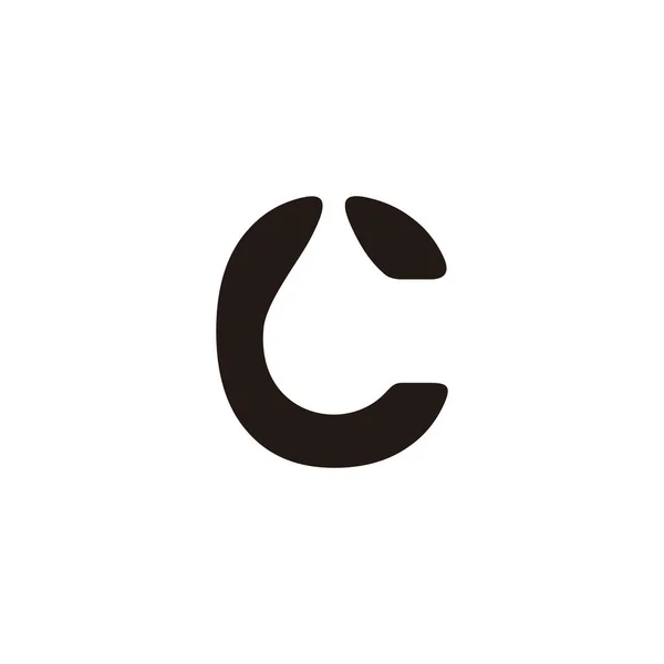 首字母c和水滴或油滴标识意念。灵感l — 图库矢量图片