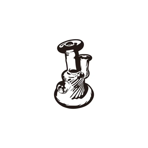 Starožitná keramika zobrazuje logo Myšlenky. Návrh inspiračního loga. Te — Stockový vektor