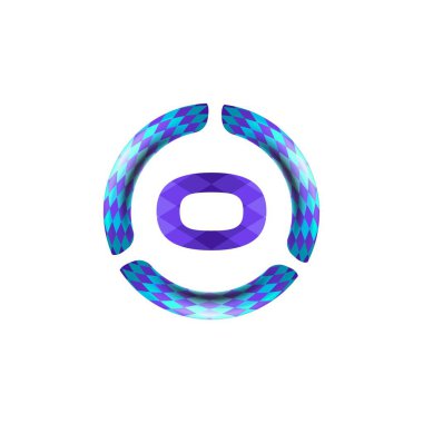 Yuvarlak yuvarlak, yuvarlak logo fikirleri. İlham logosu tasarımı. Şablon Vektör İllüstrasyonu. Beyaz Arkaplanda İzole Edilmiş