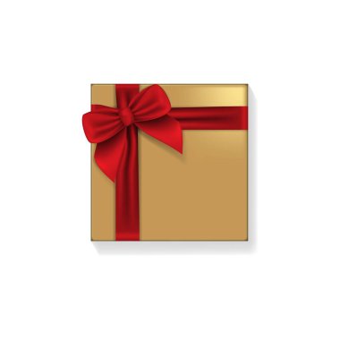 Hediye seti. Koleksiyon gerçekçi hediye sunar. vektör illüstrasyonu