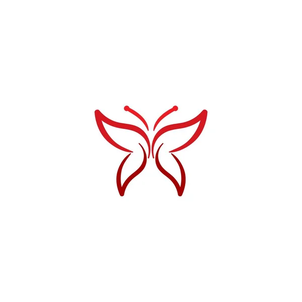 Bunte Schmetterling Logo Ideen Inspiration Logo Design Template Vector Illustration — Stockvektor