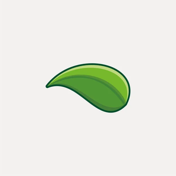 Verde Foglia Natura Logo Idee Ispirazione Logo Design Illustrazione Vettoriale — Vettoriale Stock